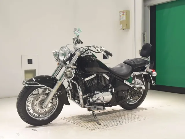 Kawasaki Vulcan 400 Classic 1996, чёрный, фото 4