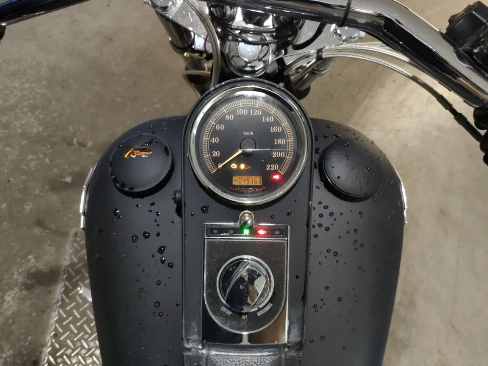 Harley-Davidson FXST1580 2007, чёрный, фото 5