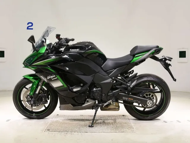 Kawasaki NINJA1000SX 2021, black | green, фото 2