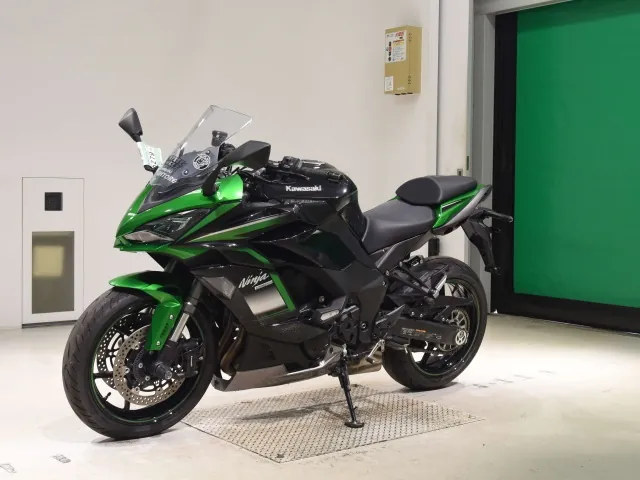Kawasaki NINJA1000SX 2021, black | green, фото 4