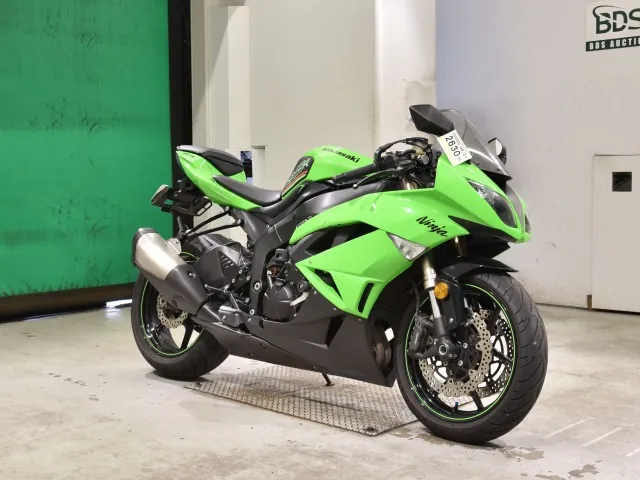 Kawasaki ZX-6R 2009, зелёный, фото 3