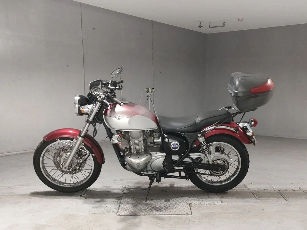 Kawasaki Estrella, silver / red, фото 2