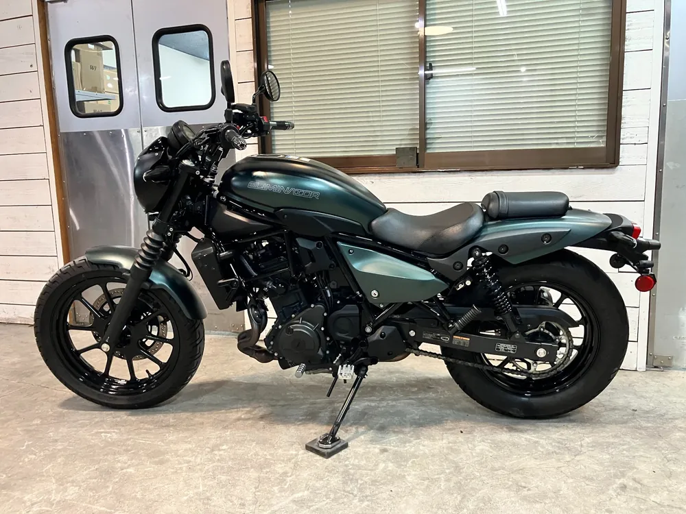 Kawasaki Eliminator 400SE 2024, black/green, фото 2