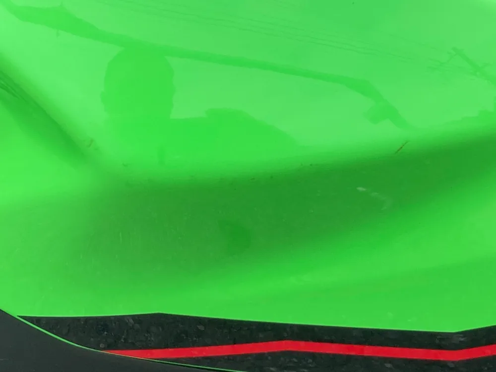 Kawasaki Ninja 400 2022, чёрный, зелёный, фото 9