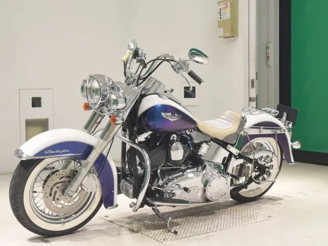 Harley-Davidson FLSTN1580 2009, white | blue, фото 4