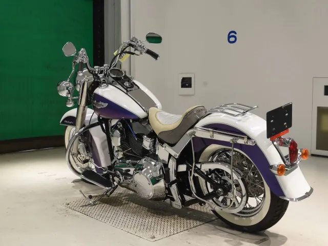 Harley-Davidson FLSTN1580 2009, white | blue, фото 6