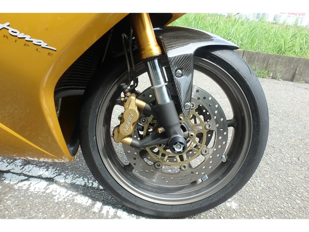 Triumph Daytona 675 2006, жёлтый, фото 4