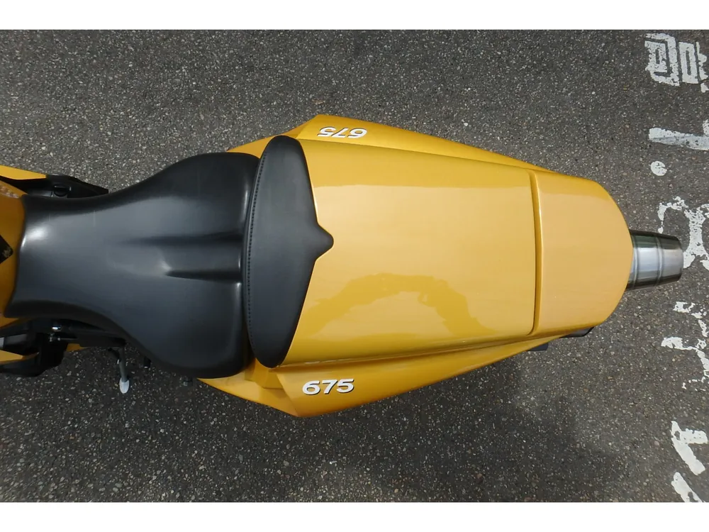 Triumph Daytona 675 2006, жёлтый, фото 9
