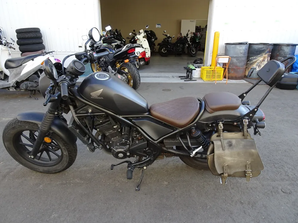 Honda Rebel 250, mat black, фото 2