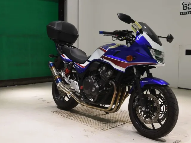 Honda CB400SB 2022, white | red | blue, фото 3