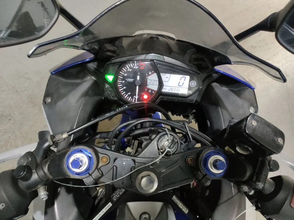 Yamaha YZF-R25, silver / blue, фото 5