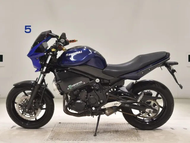 Kawasaki Ninja 400R 2012, синий, фото 2