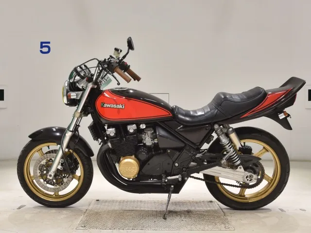 Kawasaki Zephyr 400 1996, light brown, оранжевый, фото 2