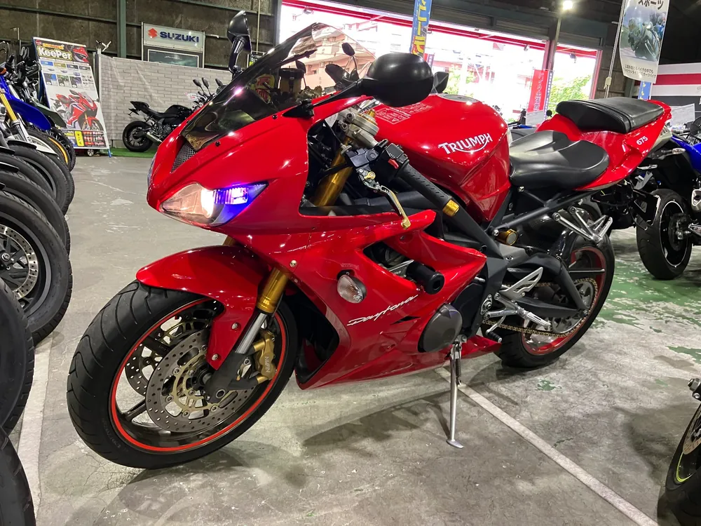 Triumph Daytona 675 2007, красный, фото 2