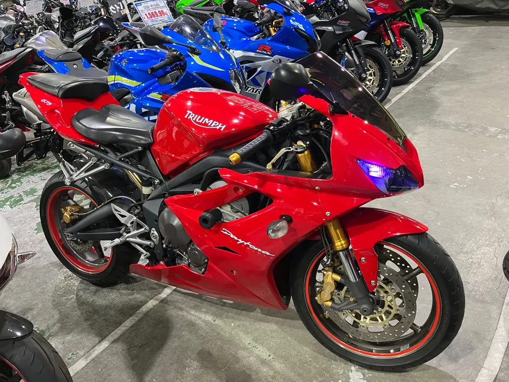 Triumph Daytona 675 2007, красный, фото 4
