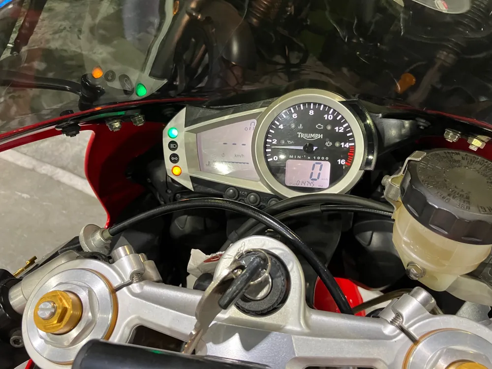 Triumph Daytona 675 2007, красный, фото 5