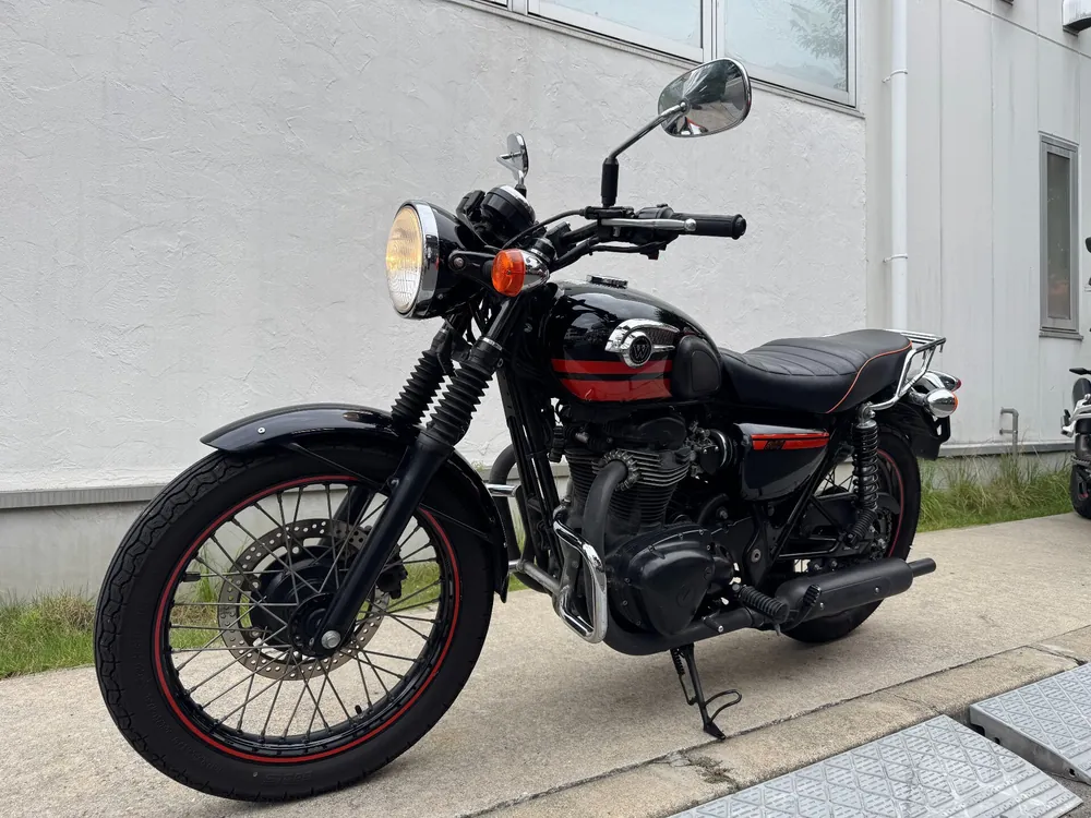 Kawasaki W800 2013, чёрный, фото 2