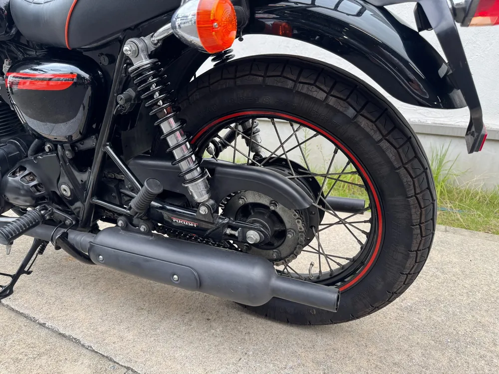 Kawasaki W800 2013, чёрный, фото 9