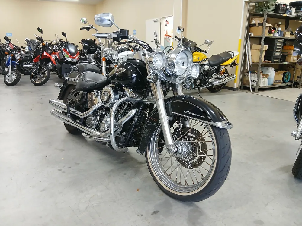 Harley-Davidson Softail Deluxe 2012, чёрный, фото 4