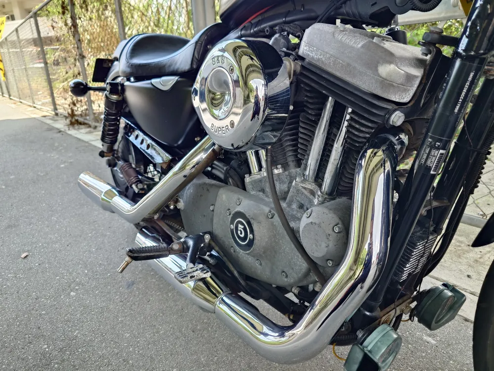 Harley-Davidson XL1200N Sportster 2012, чёрный, фото 16