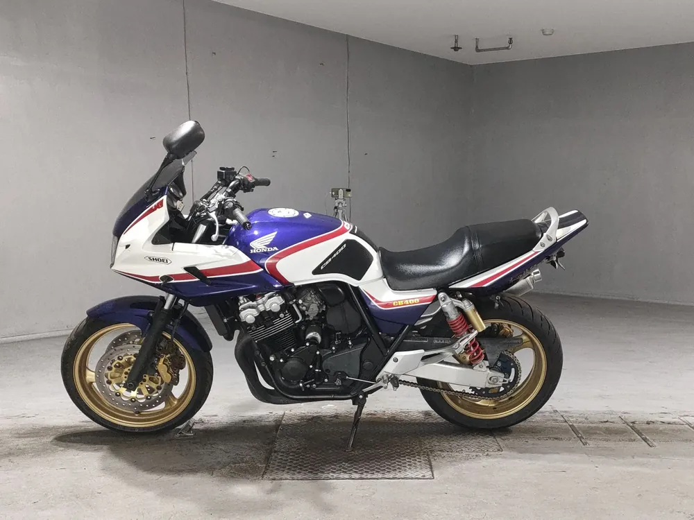 Honda CB400N 2006, white / blue, фото 2