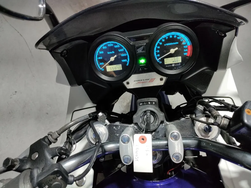 Honda CB400N 2006, white / blue, фото 5