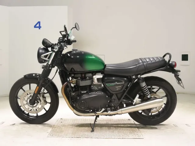 Triumph Speed Twin 900 2024, black | green, фото 2