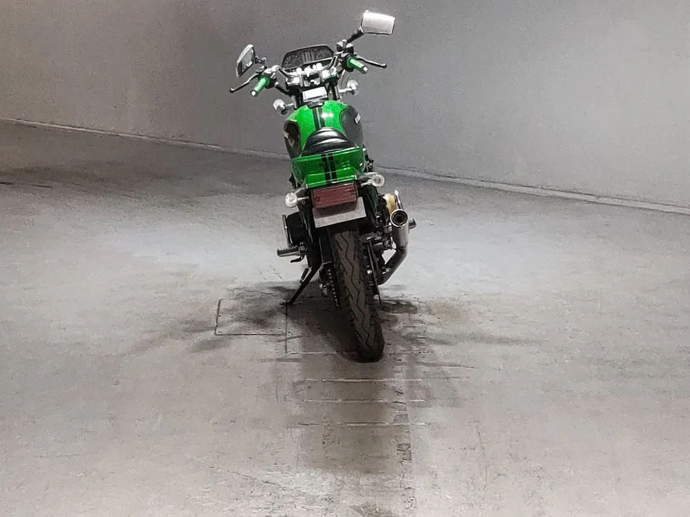 Kawasaki GPZ400F 1989, black / green, фото 4