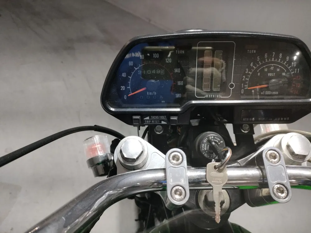 Kawasaki GPZ400F 1989, black / green, фото 5