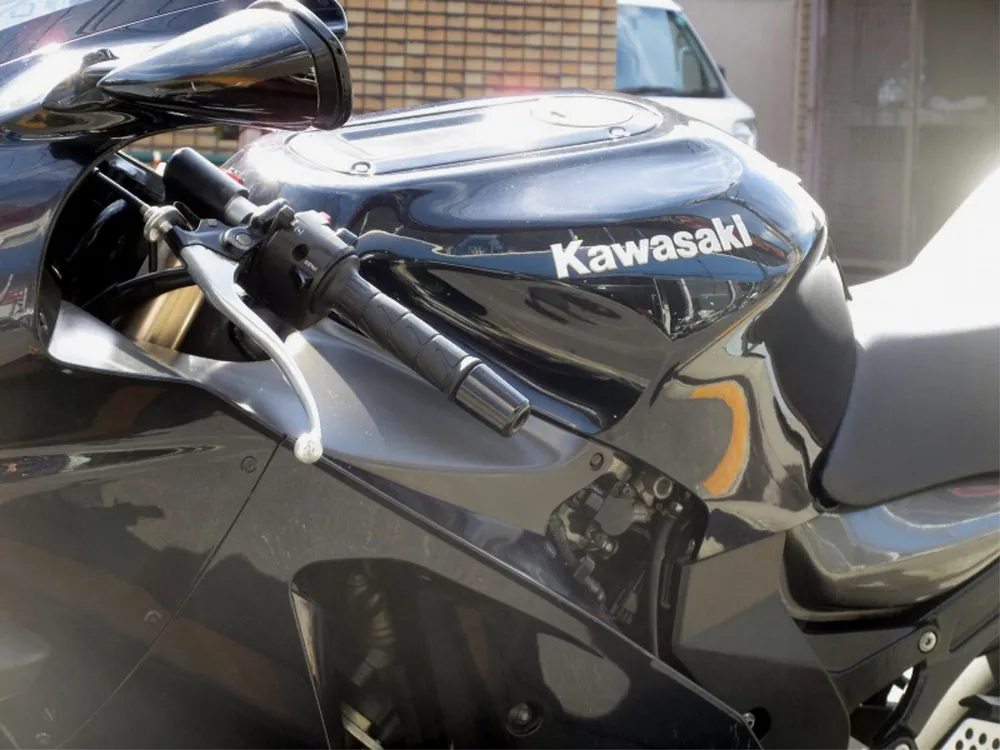 Kawasaki ZX-12R 2003, navy blue/gold, фото 12