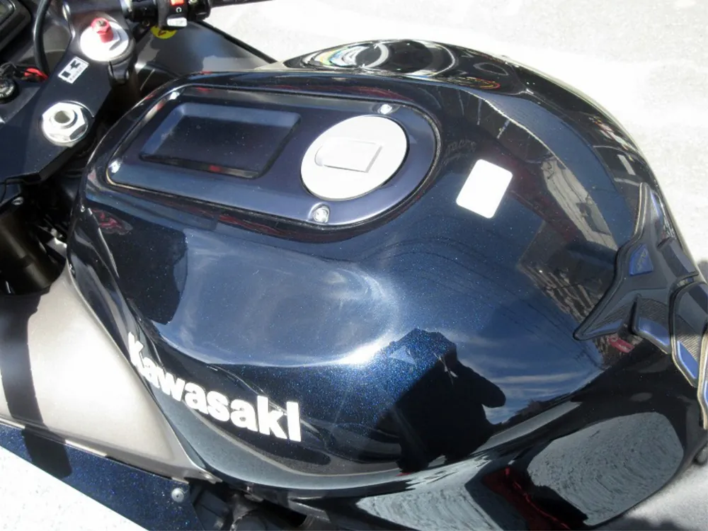 Kawasaki ZX-12R 2003, navy blue/gold, фото 13