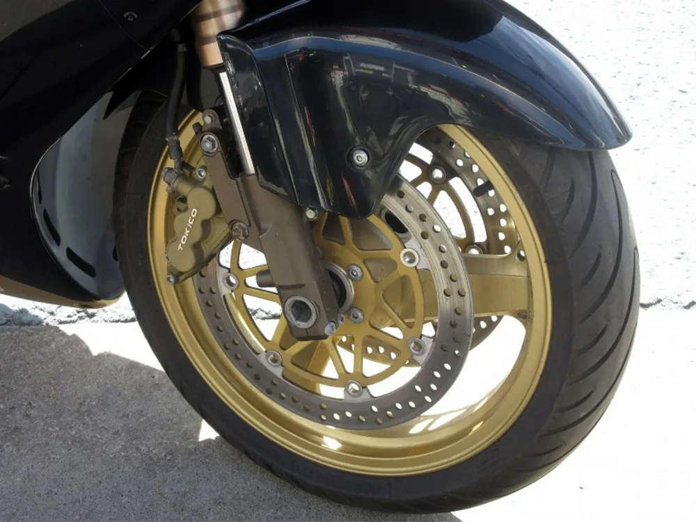 Kawasaki ZX-12R 2003, navy blue/gold, фото 5