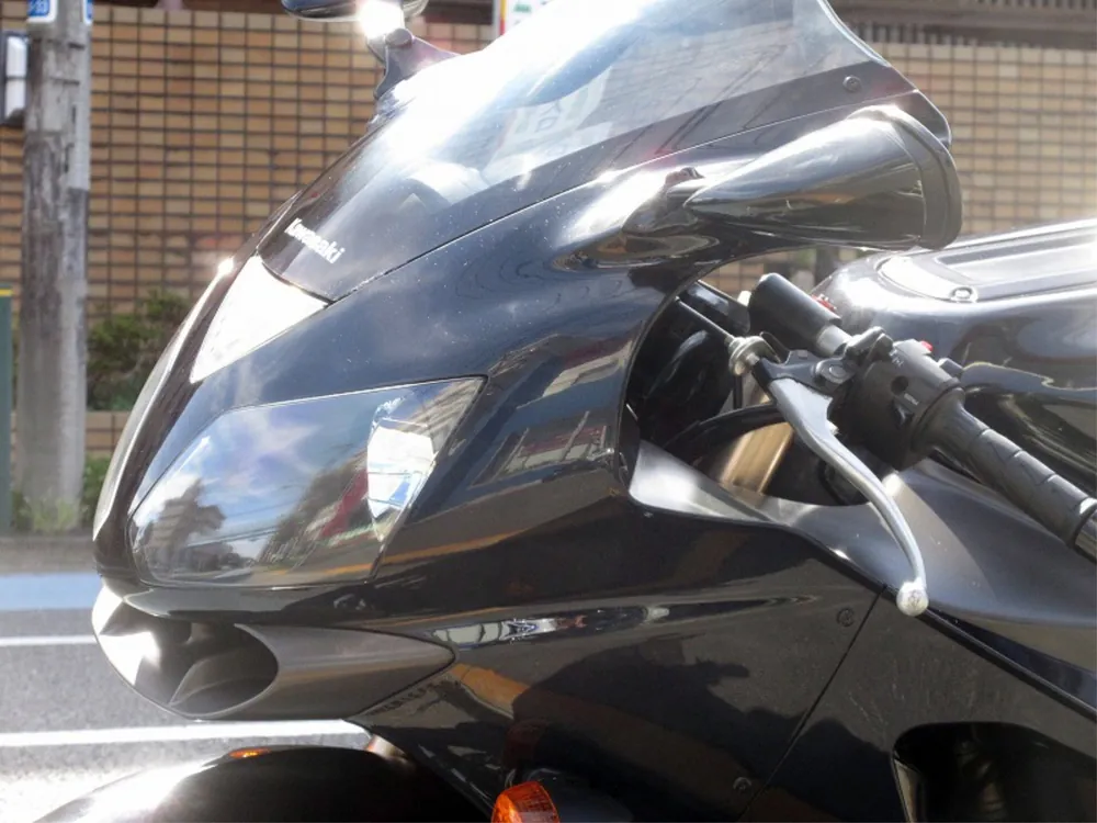 Kawasaki ZX-12R 2003, navy blue/gold, фото 9