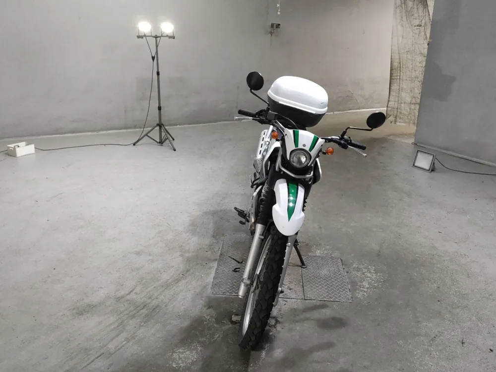 Yamaha Serow 250, серебристый, зелёный, фото 3