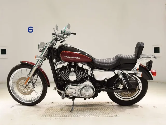 Harley-Davidson XL1200CI 2004, красный, чёрный, фото 2