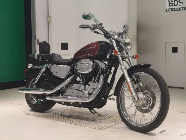 Harley-Davidson XL1200CI 2004, красный, чёрный, фото 3