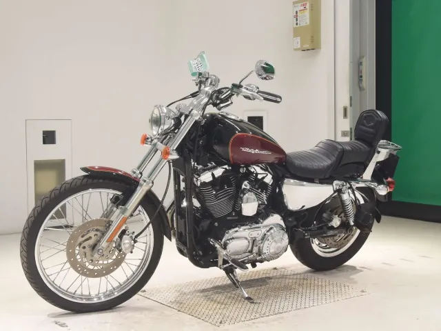 Harley-Davidson XL1200CI 2004, красный, чёрный, фото 4