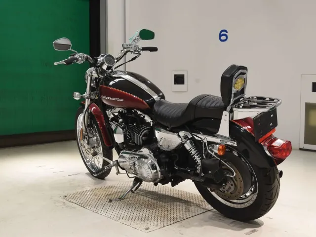 Harley-Davidson XL1200CI 2004, красный, чёрный, фото 6