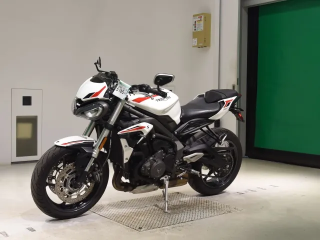 Triumph STREET TRIPLE S 2020, white | red | black, фото 4