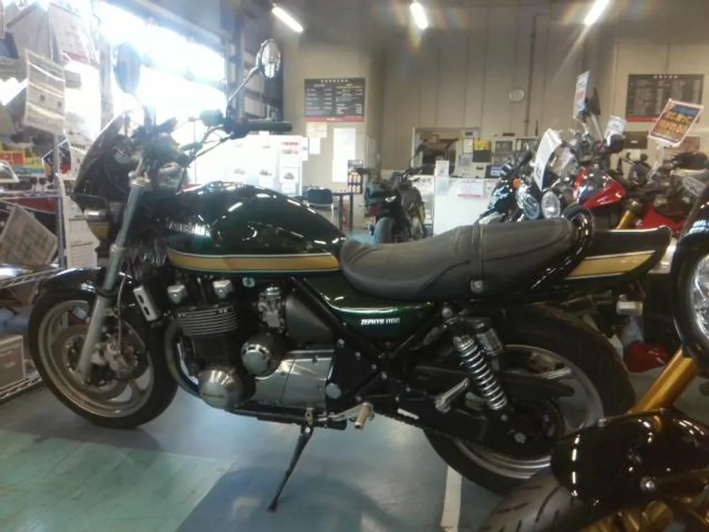 Kawasaki ZRX1100 2007, зелёный, фото 2