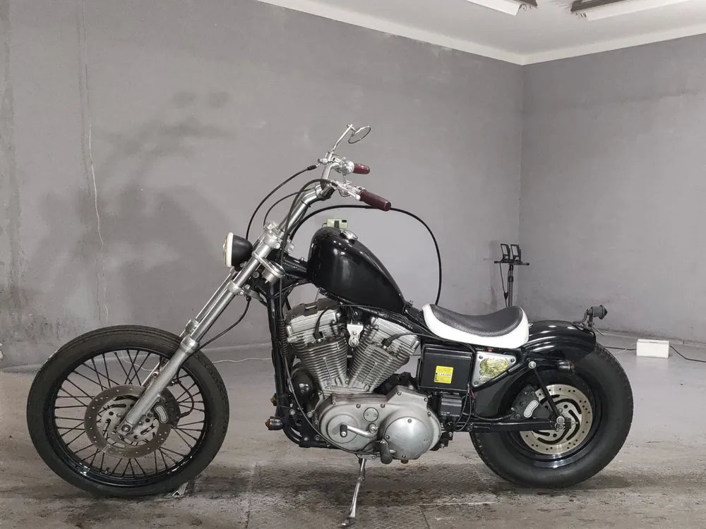 Harley-Davidson XL883C 2002, чёрный, фото 2