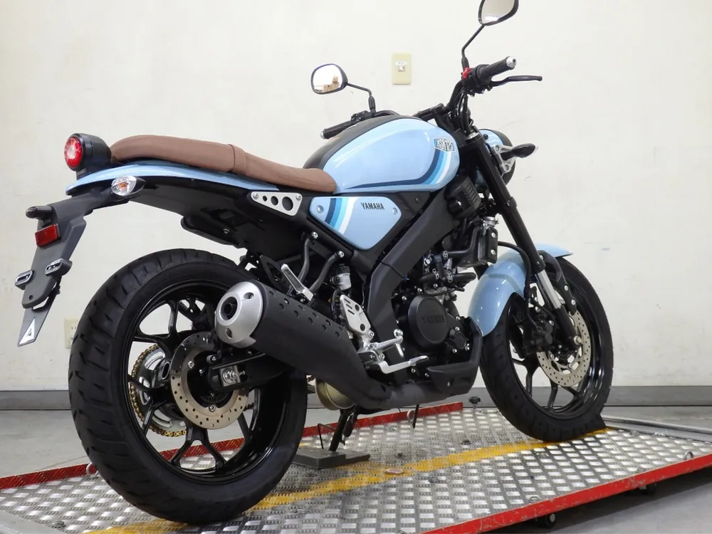 Yamaha XSR125, light blue, фото 7
