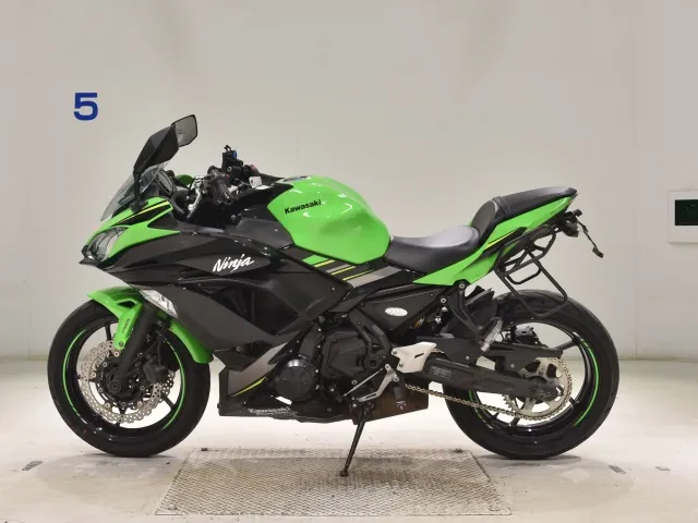 Kawasaki Ninja650A 2017, black | green, фото 2