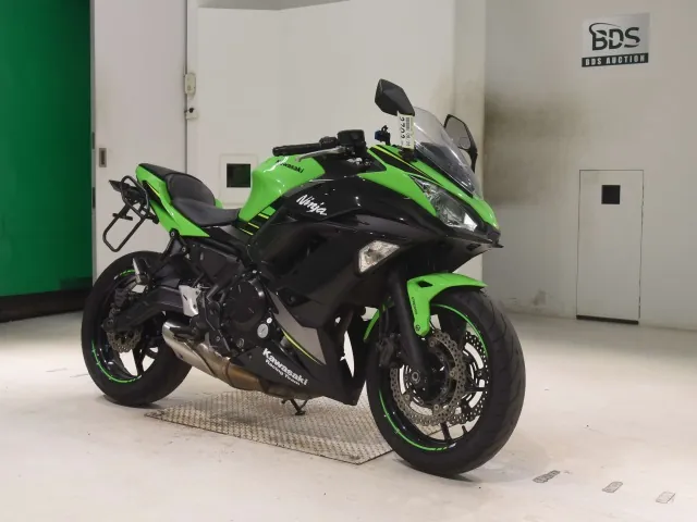 Kawasaki Ninja650A 2017, black | green, фото 3
