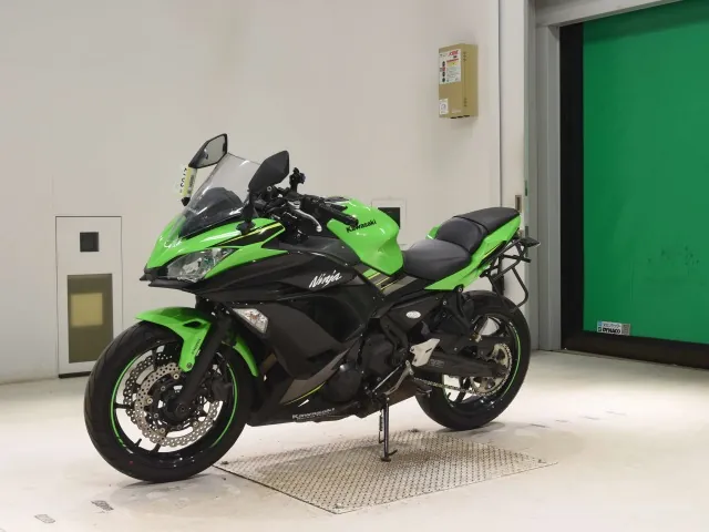 Kawasaki Ninja650A 2017, black | green, фото 4