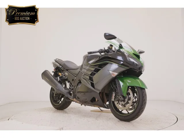 Kawasaki ZX-14RA 2019, black | green, фото 3