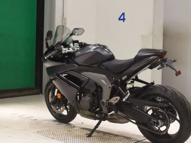 Triumph Daytona 660 2024, matt gun, фото 6