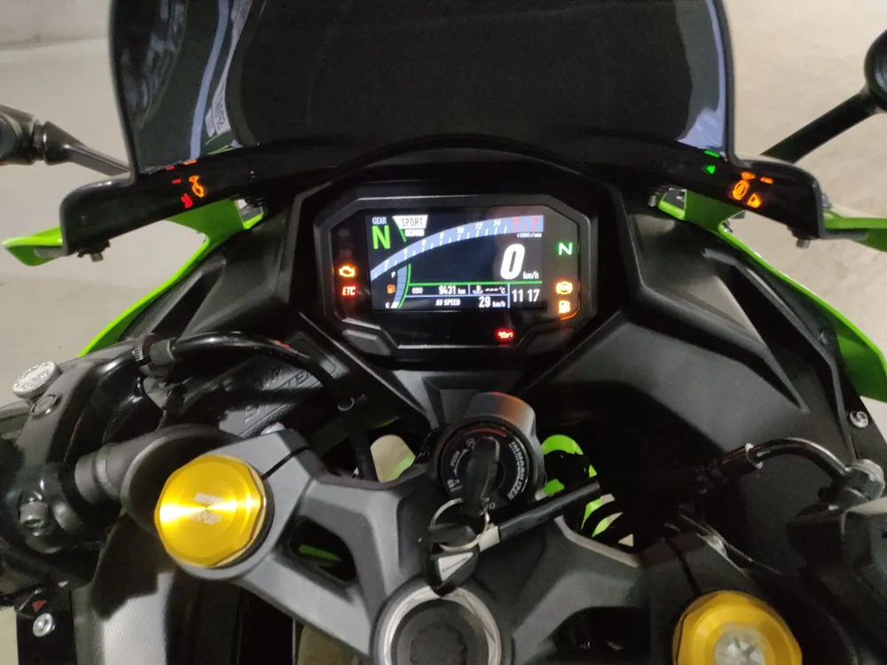 Kawasaki ZX-4R SE 2023, black / green, фото 5