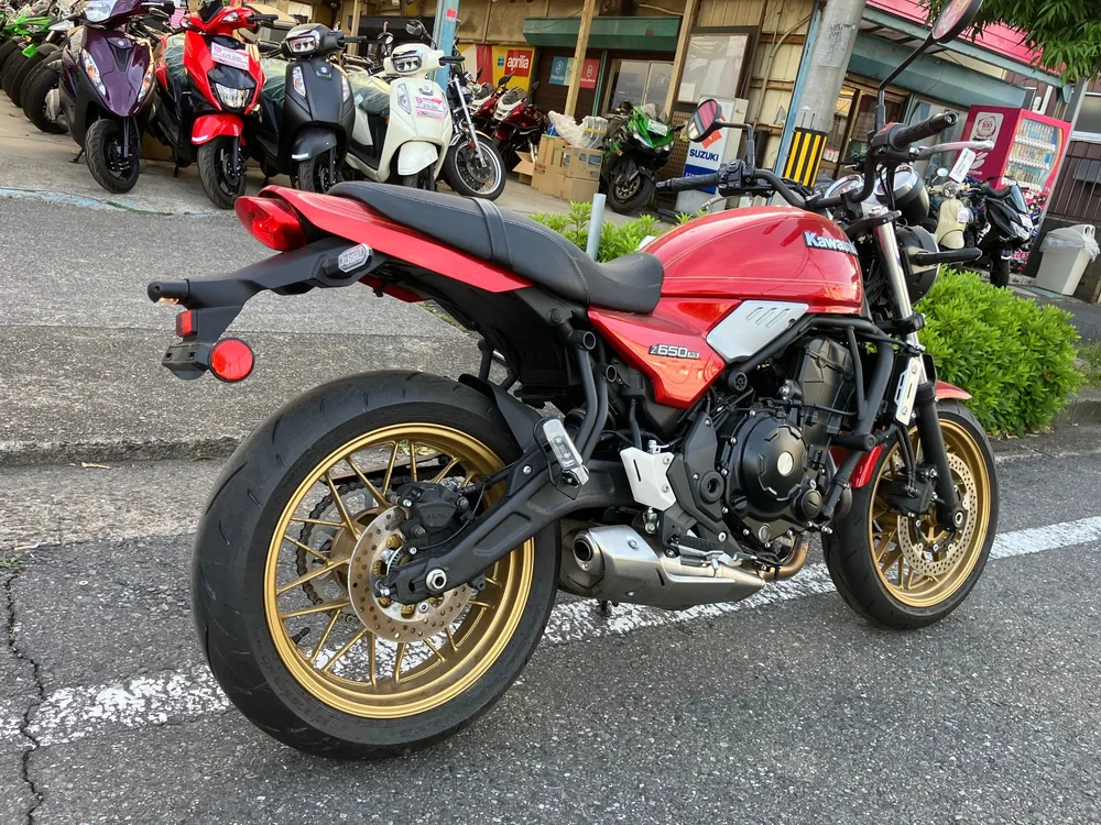 Kawasaki Z650RS 2025, w red, фото 3