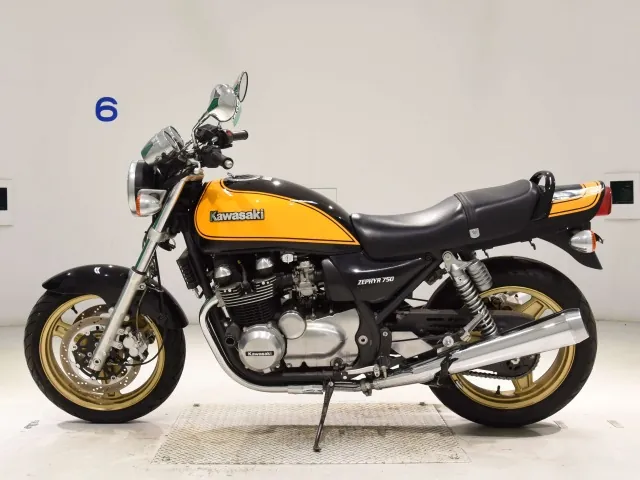 Kawasaki Zephyr750RS 2006, black | yellow, фото 2